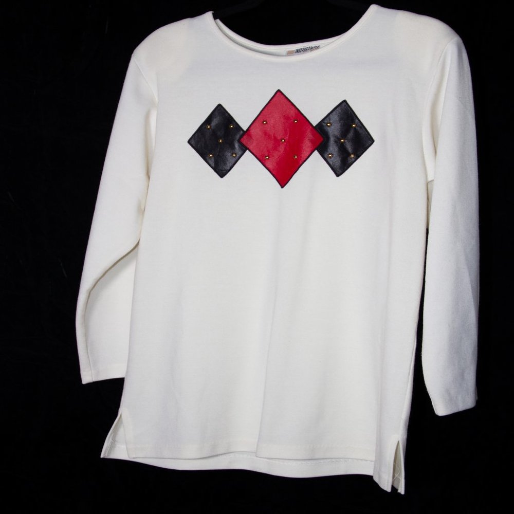 Inseparables Leather Trim white/Ivory Top